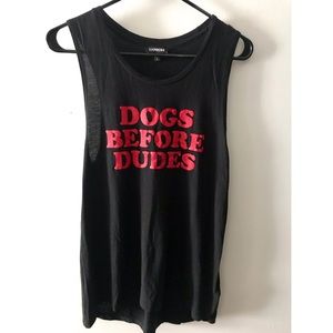 Express Graphic Workout Tank 🐾🐶 Size Small